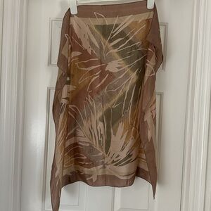 100% silk vintage Liz Claiborne scarf